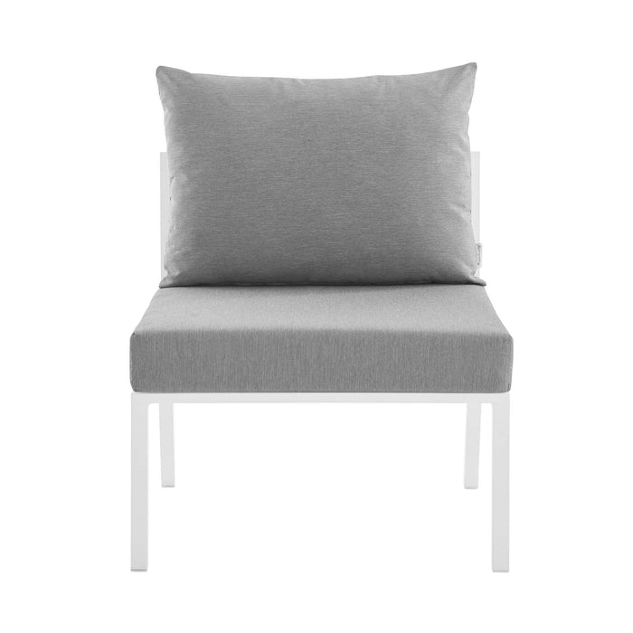 Riverside Outdoor Patio Aluminum Armless Chair | Bohemian Home Decor