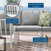 Riverside Outdoor Patio Aluminum Armless Chair | Bohemian Home Decor