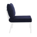 Riverside Outdoor Patio Aluminum Armless Chair | Bohemian Home Decor