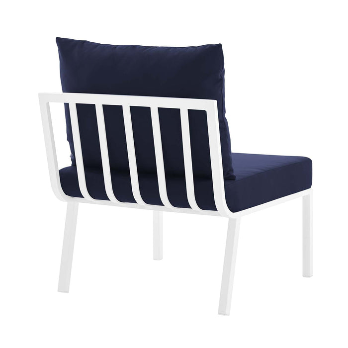 Riverside Outdoor Patio Aluminum Armless Chair | Bohemian Home Decor
