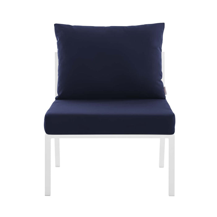 Riverside Outdoor Patio Aluminum Armless Chair | Bohemian Home Decor