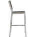 Shore Outdoor Patio Aluminum Armless Bar Stool | Bohemian Home Decor