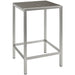 Outdoor Bar Table Shore Outdoor Patio Aluminum Bar Table Silver Gray -Free Shipping at Bohemian Home Decor