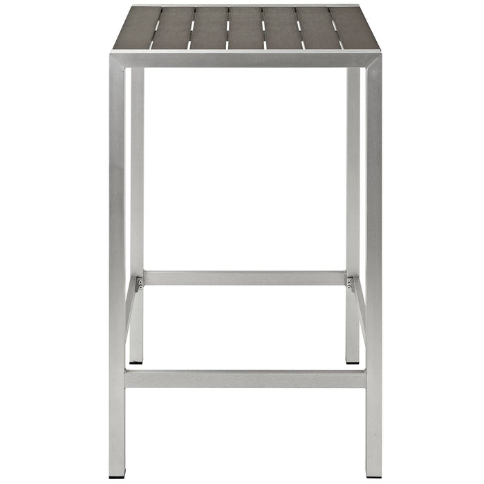 Shore Outdoor Patio Aluminum Bar Table | Bohemian Home Decor
