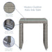 Aura Outdoor Patio Wicker Rattan Side Table | Bohemian Home Decor