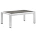 Shore Outdoor Patio Aluminum Coffee Table | Bohemian Home Decor