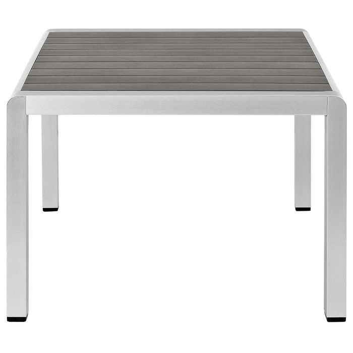 Shore Outdoor Patio Aluminum Coffee Table | Bohemian Home Decor