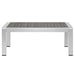 Shore Outdoor Patio Aluminum Coffee Table | Bohemian Home Decor