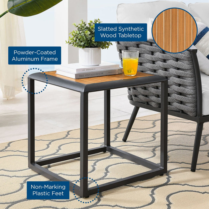 Stance Outdoor Patio Aluminum Side Table | Bohemian Home Decor