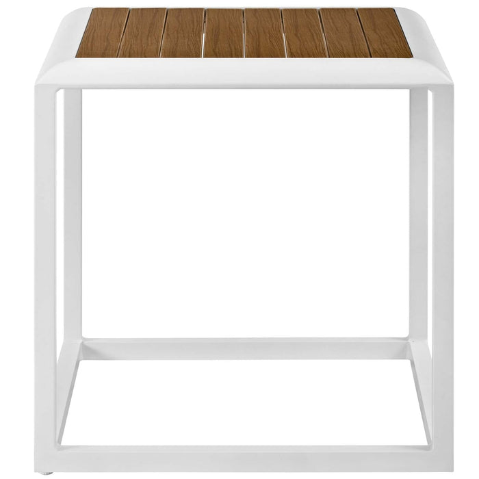 Stance Outdoor Patio Aluminum Side Table | Bohemian Home Decor