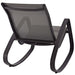 Traveler Rocking Outdoor Patio Mesh Sling Lounge Chair | Bohemian Home Decor