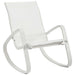 Traveler Rocking Outdoor Patio Mesh Sling Lounge Chair | Bohemian Home Decor