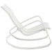 Traveler Rocking Outdoor Patio Mesh Sling Lounge Chair | Bohemian Home Decor