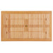 Hatteras 59" Rectangle Outdoor Patio Eucalyptus Wood Dining Table | Bohemian Home Decor