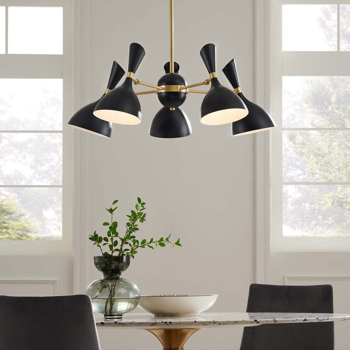 Declare 5-Light 6" Arm Pendant | Bohemian Home Decor