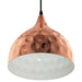 Dimple 11" Bell-Shaped Rose Gold Pendant Light | Bohemian Home Decor