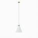 Pendant Light Starlight 1-Light Pendant Light White Satin Brass -Free Shipping at Bohemian Home Decor