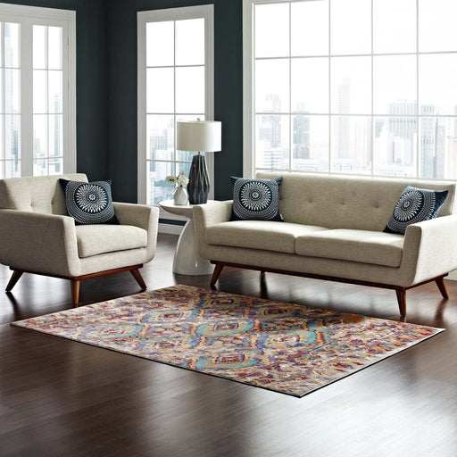 Centehua Distressed Southwestern Aztec Area Rug | Bohemian Home Decor
