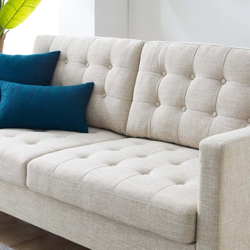 Exalt Tufted Fabric Sofa | Bohemian Home Decor