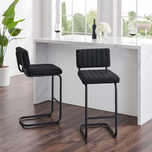 Parity Boucle Counter Stools - Set of 2 | Bohemian Home Decor