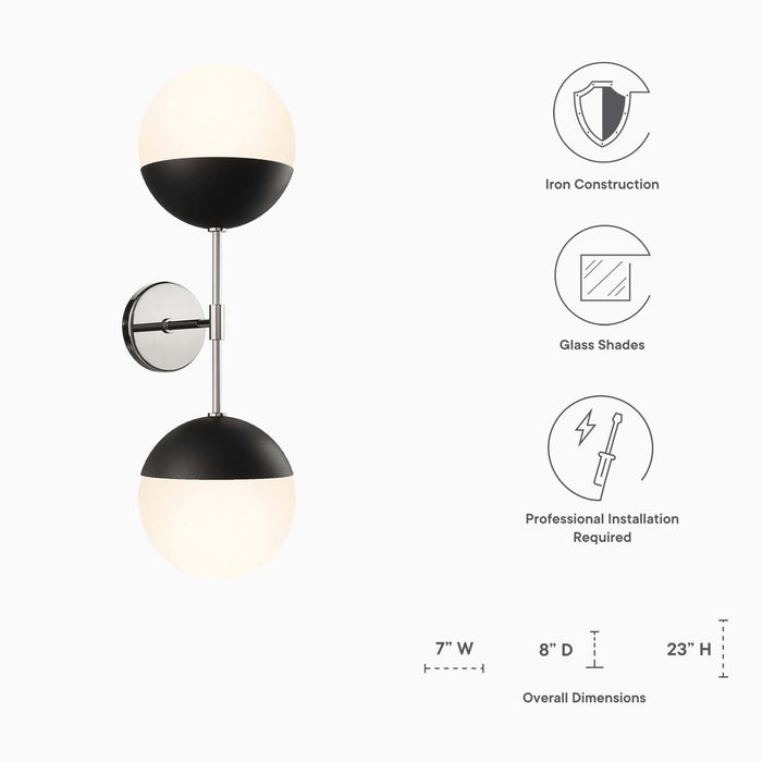 Stellar 2-Light Wall Sconce | Bohemian Home Decor