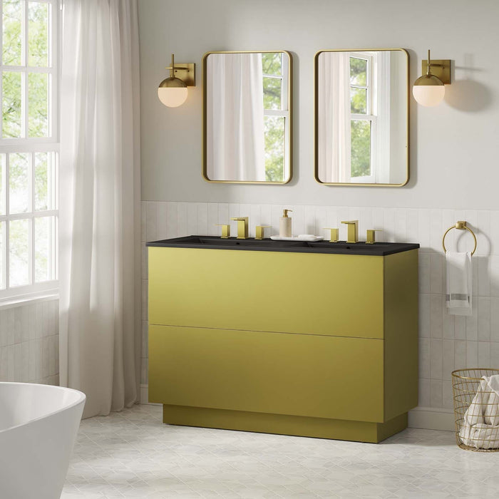 Quantum 48" Double Sink Bathroom Vanity