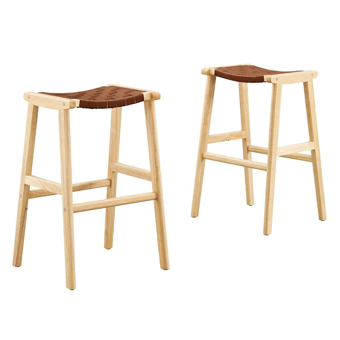 Saorise Wood Bar Stool - Set of 2 I