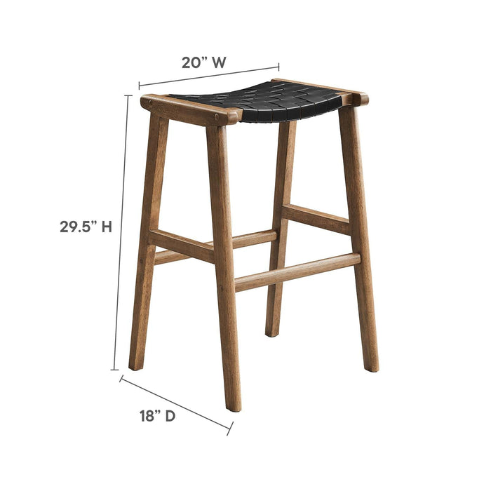Saorise Wood Bar Stool - Set of 2 I