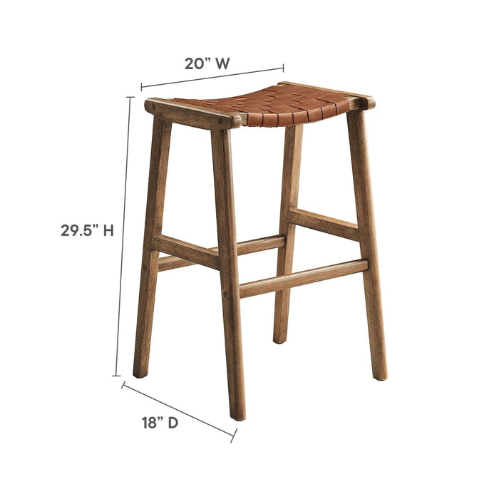 Saorise Wood Bar Stool - Set of 2 I
