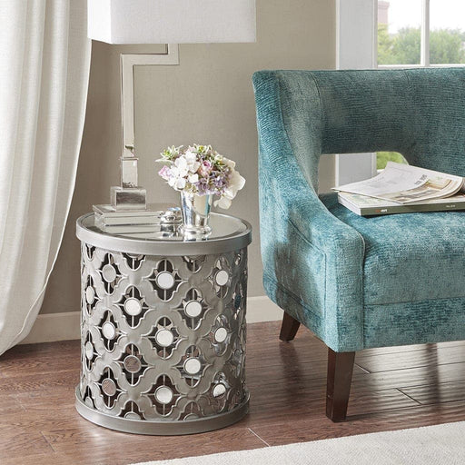 Arian Quatrefoil Mirror Accent Table | Bohemian Home Decor