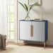 Casey Accent Cabinet with 2 Mirror Doors | Bohemian Home Decor