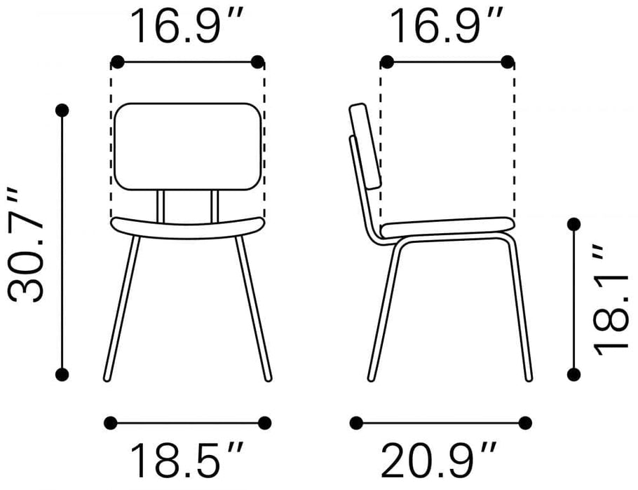Boston Dining Chair (Set of 2) | Bohemian Home Decor