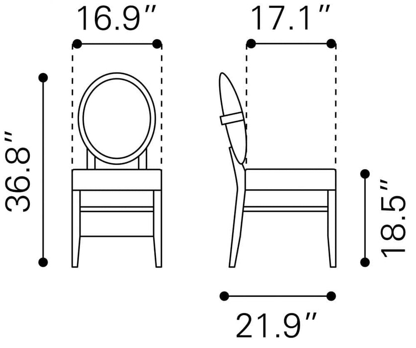 Regents Dining Chair (Set of 2) | Bohemian Home Decor