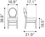 Regents Dining Chair (Set of 2) | Bohemian Home Decor
