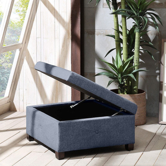 Aspen Soft Close Storage Ottoman | Bohemian Home Decor