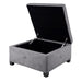 Aspen Soft Close Storage Ottoman | Bohemian Home Decor