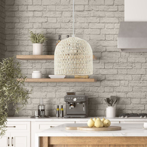 Asher Bell Shaped Rope Pendant | Bohemian Home Decor