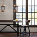 Orion Natural Rope and Metal Mesh Cylinder Pendant | Bohemian Home Decor