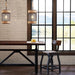 Orion Natural Rope and Metal Mesh Cylinder Pendant | Bohemian Home Decor