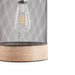Orion Natural Rope and Metal Mesh Cylinder Pendant | Bohemian Home Decor