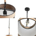 Orion Natural Rope and Metal Mesh Cylinder Pendant | Bohemian Home Decor