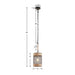 Orion Natural Rope and Metal Mesh Cylinder Pendant | Bohemian Home Decor