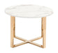 Globe End Table White & Gold | Bohemian Home Decor