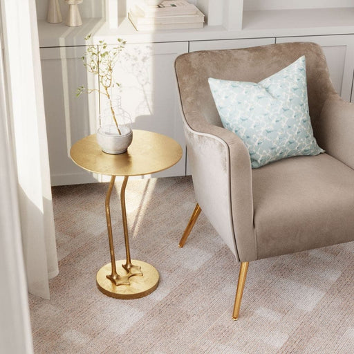 Grisham Side Table Gold | Bohemian Home Decor