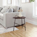 Ireland Side Table Dark Brown & Black | Bohemian Home Decor