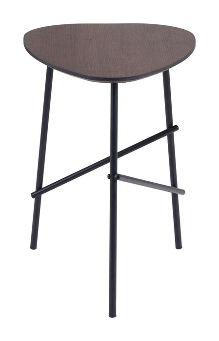 Ireland Side Table Dark Brown & Black | Bohemian Home Decor