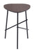 Ireland Side Table Dark Brown & Black | Bohemian Home Decor