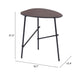 Ireland Side Table Dark Brown & Black | Bohemian Home Decor