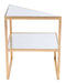 Planes Side Table Gold | Bohemian Home Decor