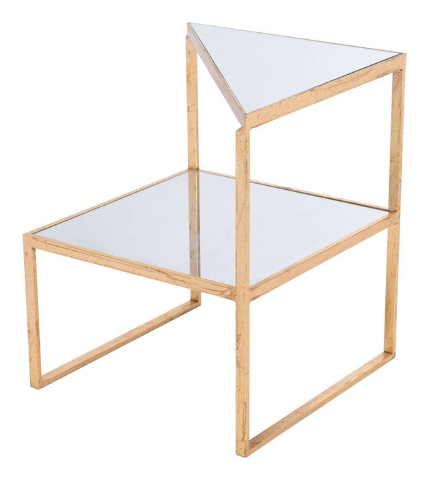 Side Table Planes Side Table Gold Gold -Free Shipping by Bohemian Home Decor